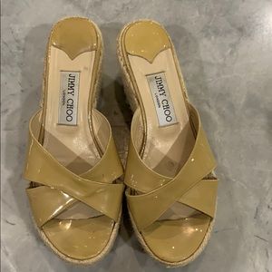 Jimmy Choo Wedge Slide Sandals